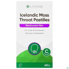 Islaendisch Moos Livsane Hals Pastillen 40st, A-Nr.: 5399231 - 01