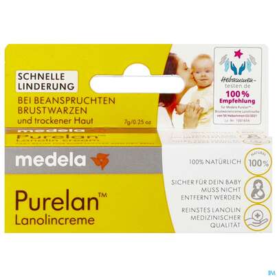 Medela Pure Lan Brustwarzencreme 7g, A-Nr.: 2048643 - 01