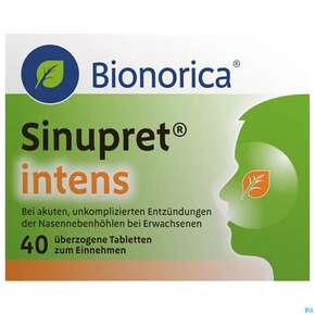 Sinupret Intens Ueberzogene Tabl 40st, A-Nr.: 4218919 - 01