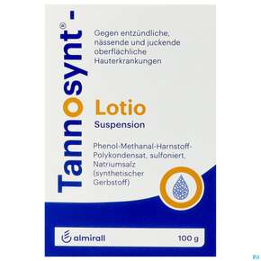 Sie sehen eine Packung Tannosynt Lotio 100g, Produktbild: 01 Tannosynt Lotio 100g, A-Nr.: 1287794 - 01