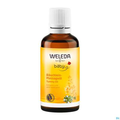 Sie sehen eine Packung Weleda Baby-baeuchlein- Massageoel 50ml, Produktbild: 04 Weleda Baby-baeuchlein- Massageoel 50ml, A-Nr.: 2572887 - 04