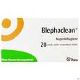 Sie sehen eine Packung Blephaclean Pflegetuecher Steril 20st, Produktbild: 01 Blephaclean Pflegetuecher Steril 20st, A-Nr.: 3035648 - 01