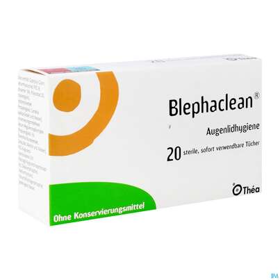 Blephaclean Pflegetuecher Steril 20st, A-Nr.: 3035648 - 02