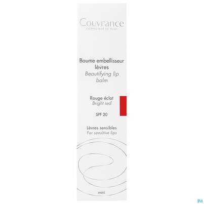 Sie sehen eine Packung Avène Couvrance Getönter Lippenbalsam Rot Éclat 3g, Produktbild: 01 Avène Couvrance Getönter Lippenbalsam Rot Éclat 3g, A-Nr.: 5087767 - 01