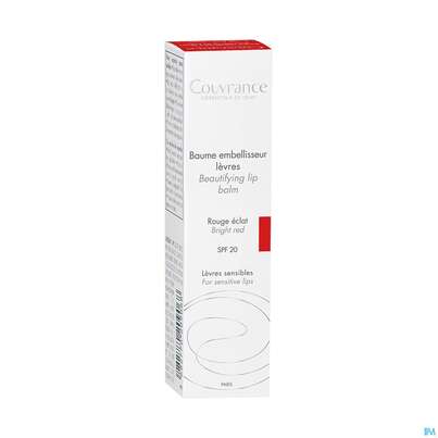 Sie sehen eine Packung Avène Couvrance Getönter Lippenbalsam Rot Éclat 3g, Produktbild: 02 Avène Couvrance Getönter Lippenbalsam Rot Éclat 3g, A-Nr.: 5087767 - 02