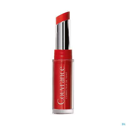 Sie sehen eine Packung Avène Couvrance Getönter Lippenbalsam Rot Éclat 3g, Produktbild: 03 Avène Couvrance Getönter Lippenbalsam Rot Éclat 3g, A-Nr.: 5087767 - 03