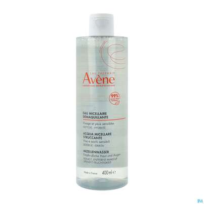Sie sehen eine Packung Avene Basispflege Mizellenwasser 400ml, Produktbild: 04 Avene Basispflege Mizellenwasser 400ml, A-Nr.: 5724122 - 04