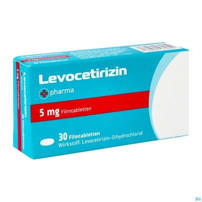 Levocetirizin-+pharma Filmtabl 5mg 30st, A-Nr.: 4475846 - 02