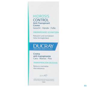 Ducray Hidrosis Control Fuss-hand +gesicht Creme Anti-transpirant Neu 50ml, A-Nr.: 5724180 - 01