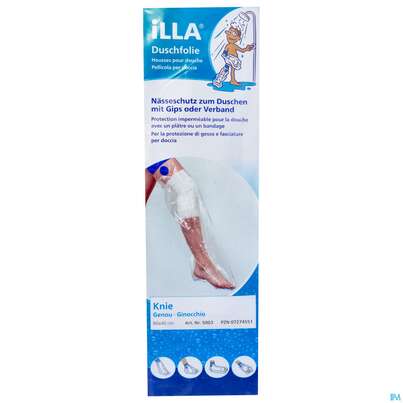 Duschschutz Illa +klebeverschluss Knie Lang 5st, A-Nr.: 2203865 - 01