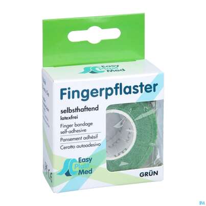 Easyplast Med Fingerpflaster 2,5cmx 5m Gruen 1st, A-Nr.: 5723677 - 03