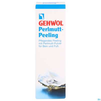 Sie sehen eine Packung Gehwol Perlmutt Peeling Nr 64081 125ml, Produktbild: 01 Gehwol Perlmutt Peeling Nr 64081 125ml, A-Nr.: 4195130 - 01
