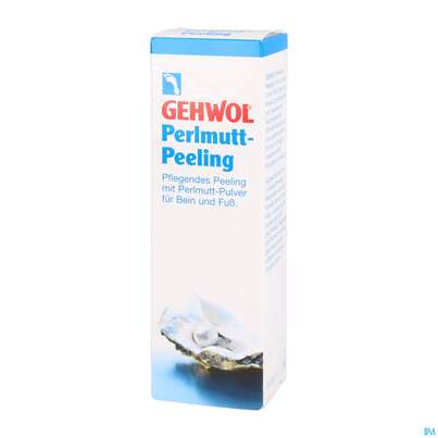 Sie sehen eine Packung Gehwol Perlmutt Peeling Nr 64081 125ml, Produktbild: 02 Gehwol Perlmutt Peeling Nr 64081 125ml, A-Nr.: 4195130 - 02