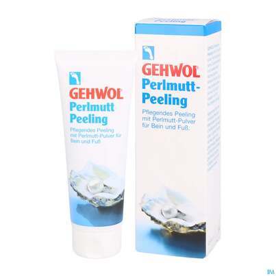 Sie sehen eine Packung Gehwol Perlmutt Peeling Nr 64081 125ml, Produktbild: 04 Gehwol Perlmutt Peeling Nr 64081 125ml, A-Nr.: 4195130 - 04