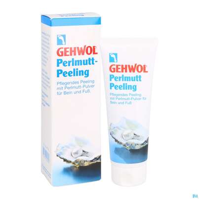 Sie sehen eine Packung Gehwol Perlmutt Peeling Nr 64081 125ml, Produktbild: 05 Gehwol Perlmutt Peeling Nr 64081 125ml, A-Nr.: 4195130 - 05