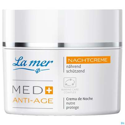 Sie sehen eine Packung La Mer Ohne Parfum Med+/anti Age Nachtcreme Tiege 50ml, Produktbild: 02 La Mer Ohne Parfum Med+/anti Age Nachtcreme Tiege 50ml, A-Nr.: 5630154 - 02
