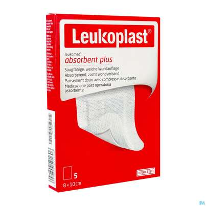 Wundverband Leukomed/steril/leukoplast Verklebungsschutz 8cmx10cm 5st, A-Nr.: 4746699 - 03