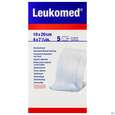 Sie sehen eine Packung Wundverband Leukomed/steril Verklebungsschutz 10x20cm 5st, Produktbild: 02 Wundverband Leukomed/steril Verklebungsschutz 10x20cm 5st, A-Nr.: 3896882 - 02