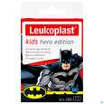 Sie sehen eine Packung Wundpflaster Leukoplast/kids/hero Batman Strips 2 Gr 76458 12st, Produktbild: 01 Wundpflaster Leukoplast/kids/hero Batman Strips 2 Gr 76458 12st, A-Nr.: 5376566 - 01