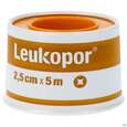 Sie sehen eine Packung Wundpflaster Leukopor Rollenpflaster 5mx 2,5cm 0247200 1st, Produktbild: 01 Wundpflaster Leukopor Rollenpflaster 5mx 2,5cm 0247200 1st, A-Nr.: 5020533 - 01