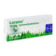 Sie sehen eine Packung Lorano Schmelztabl 10mg 10st, Produktbild: 02 Lorano Schmelztabl 10mg 10st, A-Nr.: 3545378 - 02