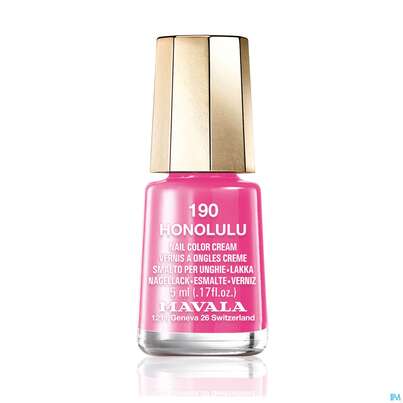 Sie sehen eine Packung Mavala Nagellacke 190 Honolulu 5ml, Produktbild: 01 Mavala Nagellacke 190 Honolulu 5ml, A-Nr.: 4020169 - 01