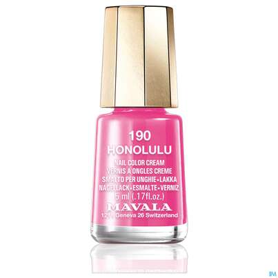 Sie sehen eine Packung Mavala Nagellacke 190 Honolulu 5ml, Produktbild: 02 Mavala Nagellacke 190 Honolulu 5ml, A-Nr.: 4020169 - 02