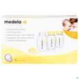 Sie sehen eine Packung Medela Milchflaschen 150ml Set 3st, Produktbild: 01 Medela Milchflaschen 150ml Set 3st, A-Nr.: 3066991 - 01