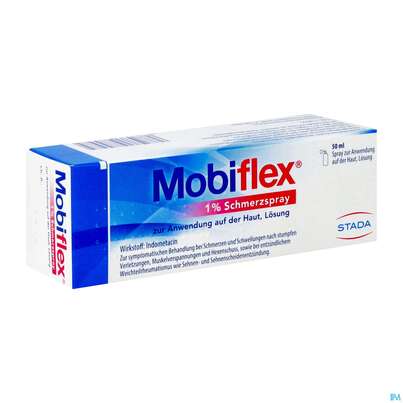 Mobiflex 1% Schmerzspray Z.anwend. Auf D.haut 50ml, A-Nr.: 4975589 - 02