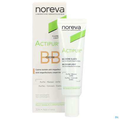 Noreva Actipur Bb Creme Hell 30ml, A-Nr.: 5218815 - 06