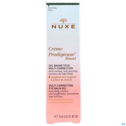 Sie sehen eine Packung Nuxe Creme/prodigieuse Boost Multi-correction Augenkonturengel 15ml, Produktbild: 01 Nuxe Creme/prodigieuse Boost Multi-correction Augenkonturengel 15ml, A-Nr.: 5095531 - 01