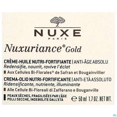 Nuxe Nuxuriance Anti-aging Intensiv Gold Oel-creme 50ml, A-Nr.: 5267570 - 01