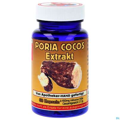 Sie sehen eine Packung Poria Cocos Extrakt Kapseln 60st, Produktbild: 01 Poria Cocos Extrakt Kapseln 60st, A-Nr.: 4143334 - 01