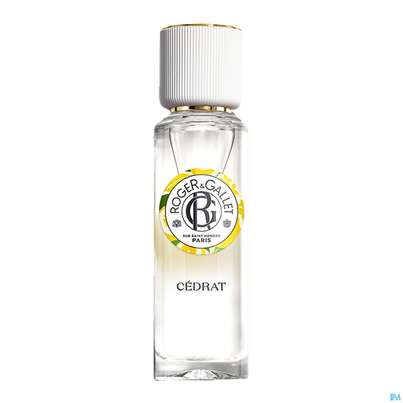 Sie sehen eine Packung Roger&gallet Cédrat Duftendes Wohlfühl-wasser 30ml, Produktbild: 01 Roger&gallet Cédrat Duftendes Wohlfühl-wasser 30ml, A-Nr.: 5668837 - 01