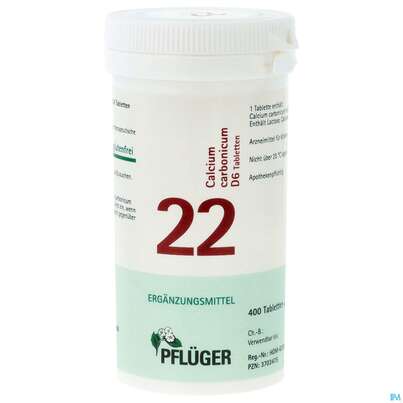 Schuess 22 Calc Carb D 6 Pflu 100g, A-Nr.: 3703475 - 01