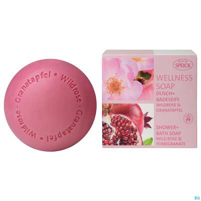 Sie sehen eine Packung Seifen Speick Wellness Soap Wildrose +granatapfel Nr 61 200g, Produktbild: 02 Seifen Speick Wellness Soap Wildrose +granatapfel Nr 61 200g, A-Nr.: 4196879 - 02