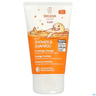 Shampoon Weleda Kids 2in1 +shower Fruchtige Orange 150ml, A-Nr.: 4520297 - 01