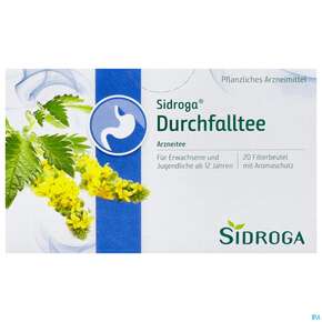 Sie sehen eine Packung Sidroga Tee Durchfall 20st, Produktbild: 01 Sidroga Tee Durchfall 20st, A-Nr.: 5741557 - 01