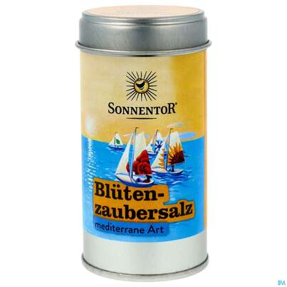 Sonnentor Mediterranes Bluetenzaubersalz Dose 07717 90g, A-Nr.: 3391107 - 01