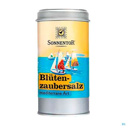 Sonnentor Mediterranes Bluetenzaubersalz Dose 07717 90g, A-Nr.: 3391107 - 03