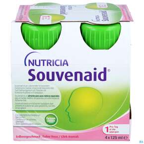 Souvenaid 125ml Vitalflasche Erdbeere 24st, A-Nr.: 4133608 - 01