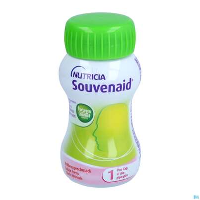 Souvenaid 125ml Vitalflasche Erdbeere 24st, A-Nr.: 4133608 - 04