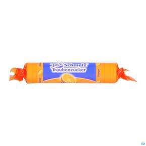 Tex-schmelz Traubenzucker Rolle Orange 33g, A-Nr.: 4517355 - 01