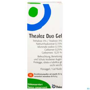 Augengel Thealoz Duo Gel 0,4g Konservier.mittel Frei Original 30st, A-Nr.: 4329487 - 01