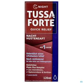 Tussaforte Saft Quick Relief Night 120ml, A-Nr.: 5599208 - 01