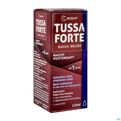 Tussaforte Saft Quick Relief Night 120ml, A-Nr.: 5599208 - 02