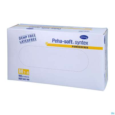 Untersuchungshandschuhe Peha/soft/puderfrei Syntex Unsteril Mittel M 94216 100st, A-Nr.: 3700873 - 02