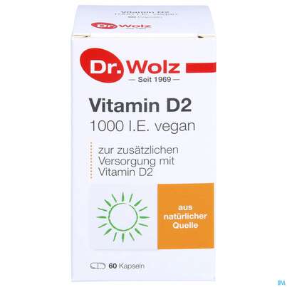 Vitamin D2 Kapseln Vegan Dr.wolz 60584 60st, A-Nr.: 4164796 - 01