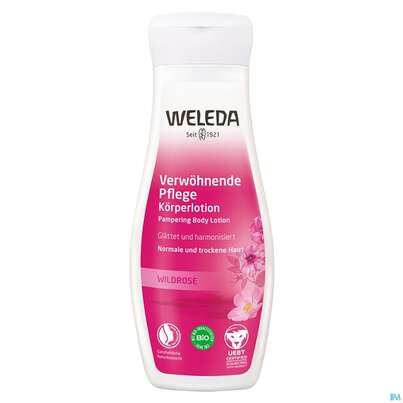 Weleda Wildrose Verwoehnende Pflege Koerperlotion 200ml, A-Nr.: 3694960 - 01