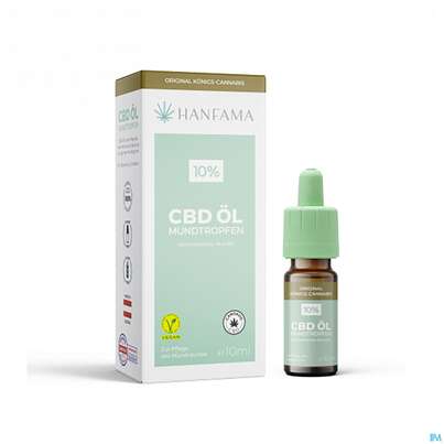 Hanfama Cbd Öl 10% Mundtropfen 10ml, A-Nr.: 5596500 - 04